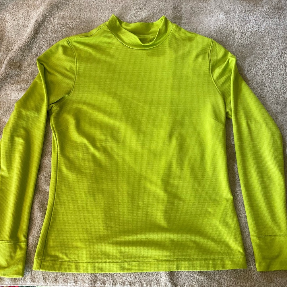 Vibrant Lime Green Long Sleeve Top